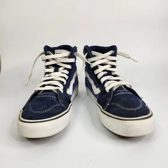 Vans Off The Wall Filmore Hi Top Sneakers Size M 7 W 8.5 Blue 721356 Shoes