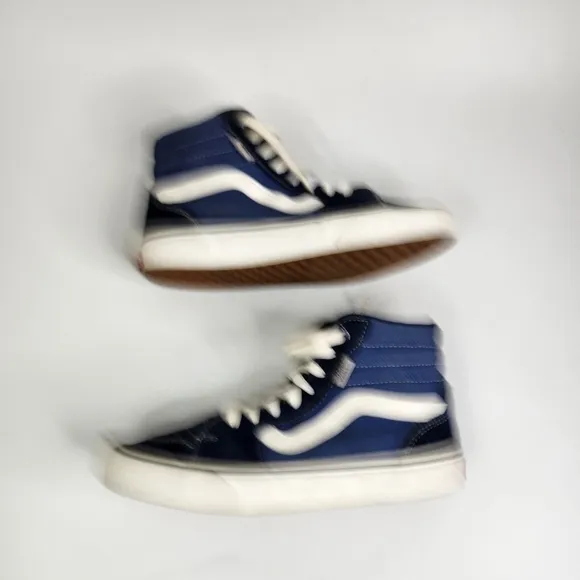 Vans Off The Wall Filmore Hi Top Sneakers Size M 7 W 8.5 Blue 721356 Shoes