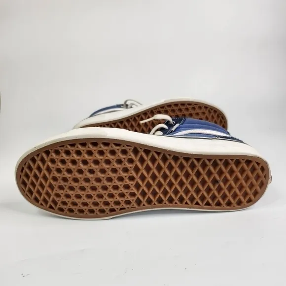 Vans Off The Wall Filmore Hi Top Sneakers Size M 7 W 8.5 Blue 721356 Shoes