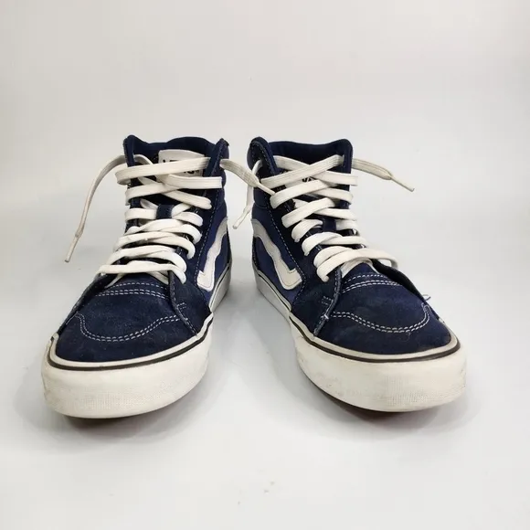 Vans Off The Wall Filmore Hi Top Sneakers Size M 7 W 8.5 Blue 721356 Shoes