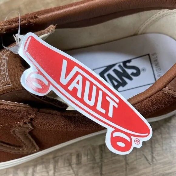 VANS OG Epoch LX Vault Tan Brown Suede Skate Shoes Mens 9.5 Womens 11 NEW