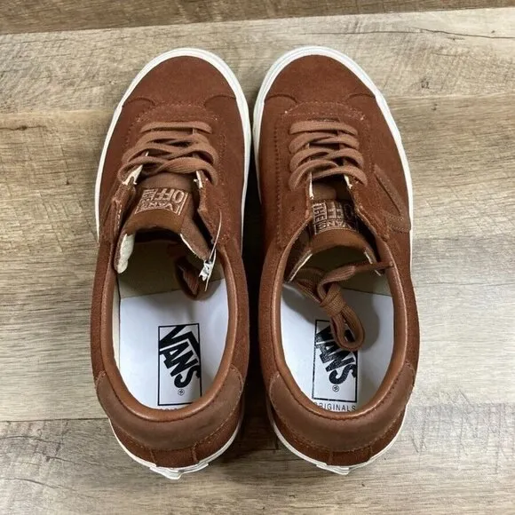 VANS OG Epoch LX Vault Tan Brown Suede Skate Shoes Mens 9.5 Womens 11 NEW