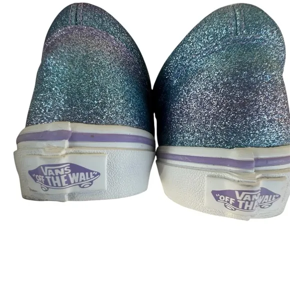 Vans Old School kids Ombré Glitter Skate Shoes