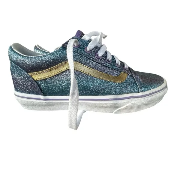 Vans Old School kids Ombré Glitter Skate Shoes