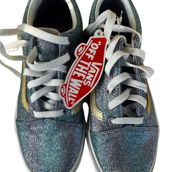 Vans Old School kids Ombré Glitter Skate Shoes