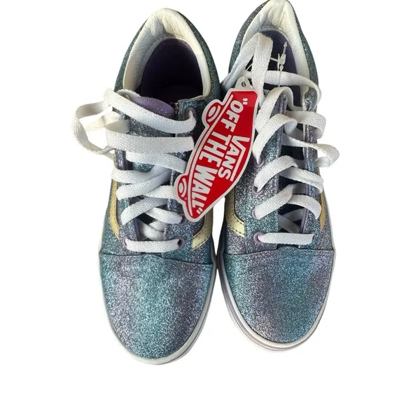 Vans Old School kids Ombré Glitter Skate Shoes