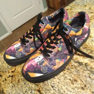 Vans Old Skool Low Abstract Multicolor Skate Shoes Men's Size 10 721454