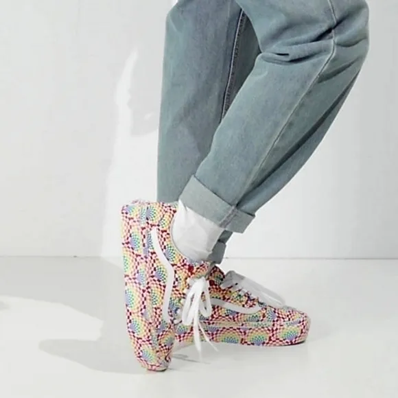 VANS Old Skool Pride Platfor Skate Shoes NWB 6.5