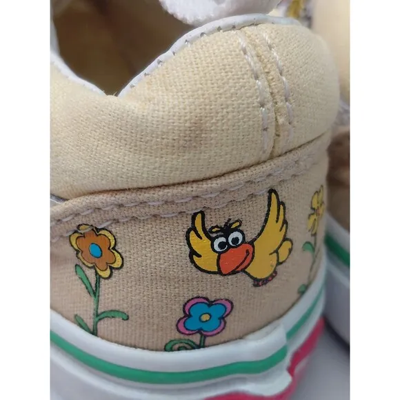 VANS Old Skool x Sesame Street Elmo Sneakers Kids Size 11 Classic Skate Shoes