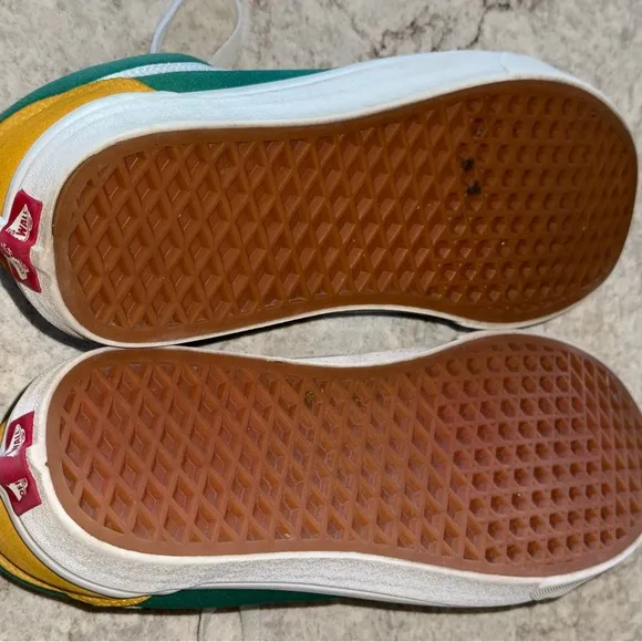 Vans Old Skool Yacht Club Color Block Low Top Skate Shoes Primary Men's Sz 11