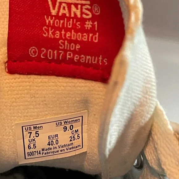 Vans Peanuts High Top Shoes