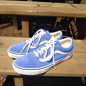 Vans Periwinkle Sneakers Shoes Men's 10 Womens 11 Blue Purple Skate Off the Wall