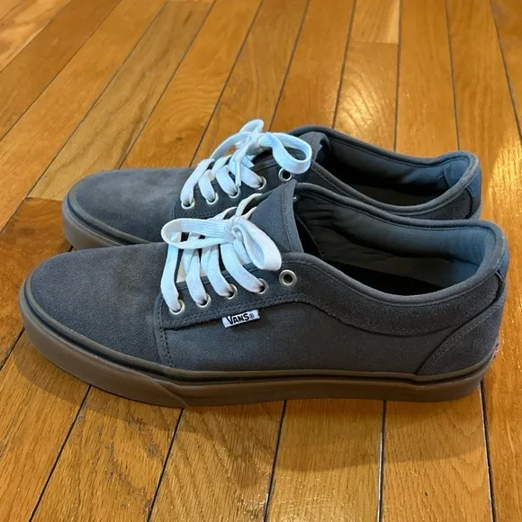 Vans Pro Ultracush HD Dark Gray Tan White Mens Sz 9.5 Skate Tennis Shoes