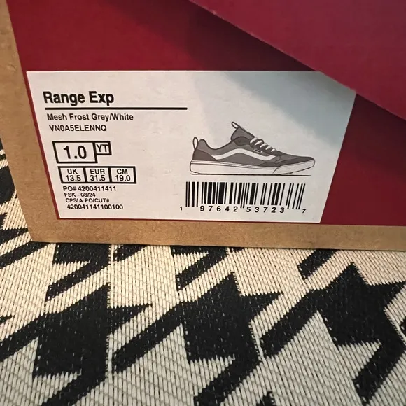 Vans Range EXP Kids' Skate Shoes- Size 1