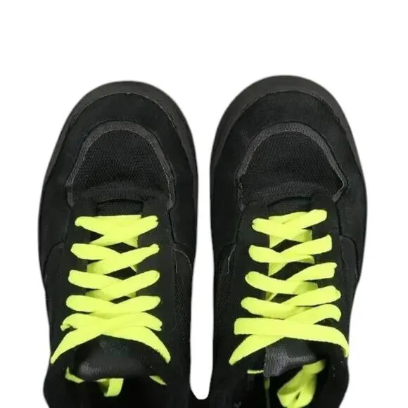 Vans Shoes Mens 6.5 Sneakers Rowley Pro Skate Black Leather Wafflecup Ultracush