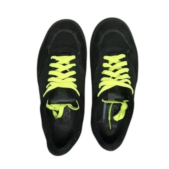 Vans Shoes Mens 6.5 Sneakers Rowley Pro Skate Black Leather Wafflecup Ultracush