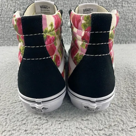 VANS Shoes Sk8 Hi Romantic Floral High Top Roses Prints Sneakers‎ Mens 10 Suede