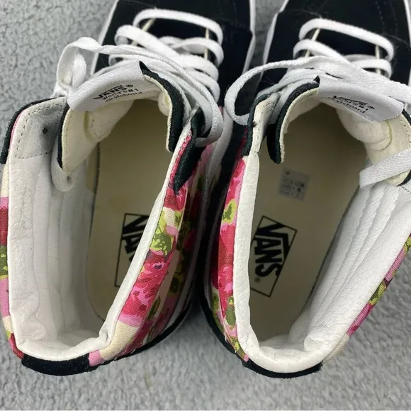 VANS Shoes Sk8 Hi Romantic Floral High Top Roses Prints Sneakers‎ Mens 10 Suede