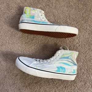 Vans SK8 Hi 138 Decon Resin Swirl/Marshmallow Skate Shoes Mens 9 Womens 10.5