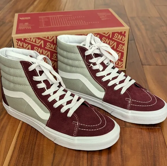 Vans Sk8-Hi Classic Sport Sneakers    Mens Size 8.5 Women's 10 Nwt ❤️