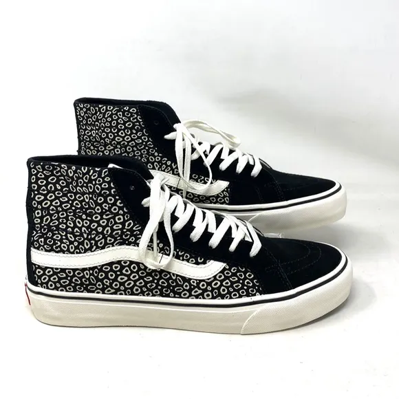 VANS Sk8-Hi Decon Sneakers Canvas Suede Black For Men Skate Shoes VN0A4BX64WM