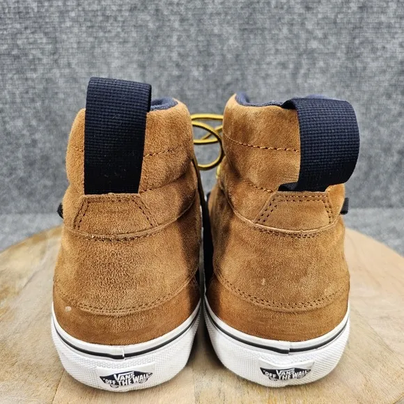 VANS Sk8-Hi Del Pato MTE Men's Size 13 Brown Suede Mid Top Skate Shoes