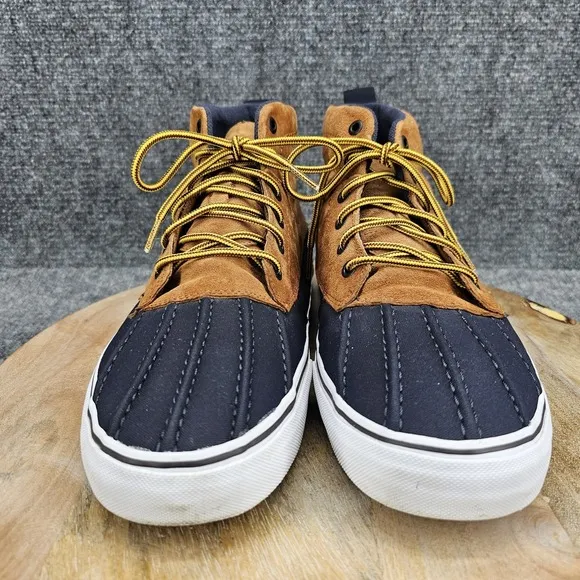 VANS Sk8-Hi Del Pato MTE Men's Size 13 Brown Suede Mid Top Skate Shoes