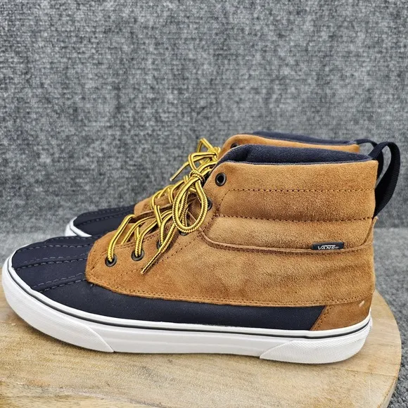VANS Sk8-Hi Del Pato MTE Men's Size 13 Brown Suede Mid Top Skate Shoes