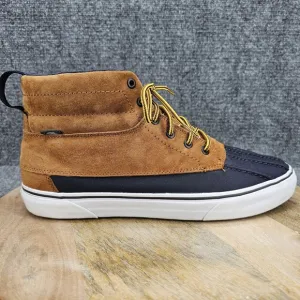 VANS Sk8-Hi Del Pato MTE Men's Size 13 Brown Suede Mid Top Skate Shoes