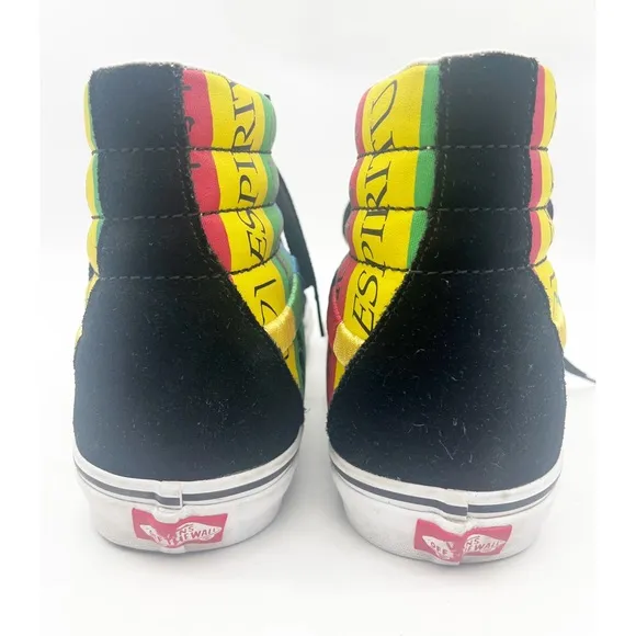 VANS Sk8-Hi Mens Shoes Spirit Multicolor/Black High Top Skate Sneaker Size 12