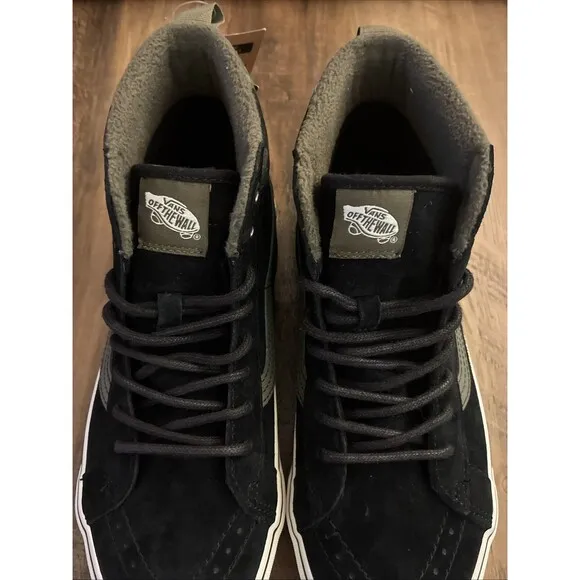 Vans Sk8-Hi MTE Waterproof Hiking Boots Rain Camo Black Men Size 9 New