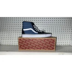 VANS Sk8-Hi Navy Blue Mens Suede Athletic Skate Shoes Sneakers Size 11.5