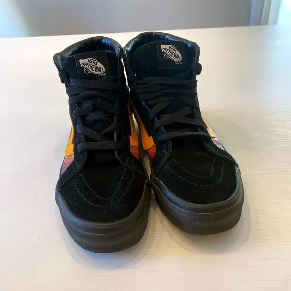 Vans Sk8 Hi Reissue Refract Black And Multi Skate Shoes Size Men‎ 4.5 Women 6