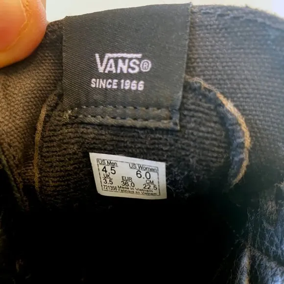 Vans Sk8 Hi Reissue Refract Black And Multi Skate Shoes Size Men‎ 4.5 Women 6
