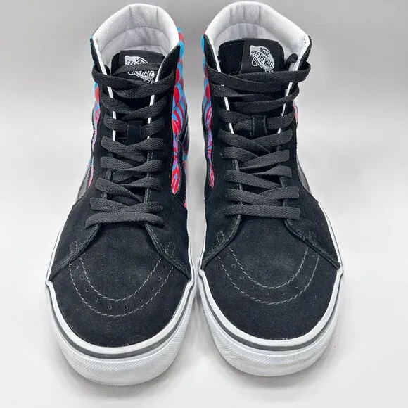 Vans SK8 Hi Retro Mart Shoes Men's Size 10 Black True White Classic Skate 508731