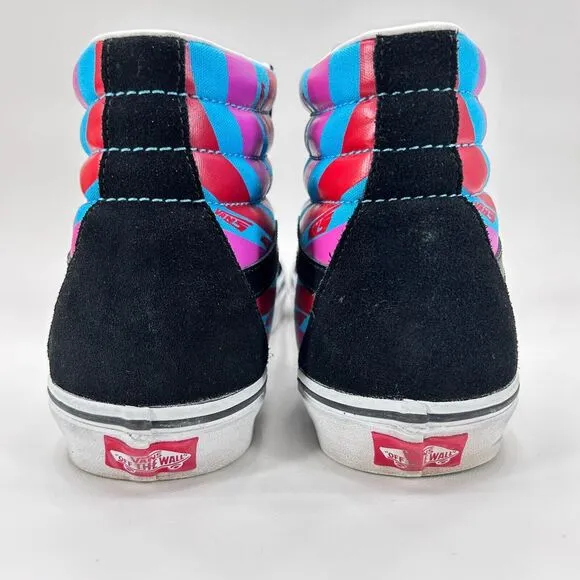 Vans SK8 Hi Retro Mart Shoes Men's Size 10 Black True White Classic Skate 508731