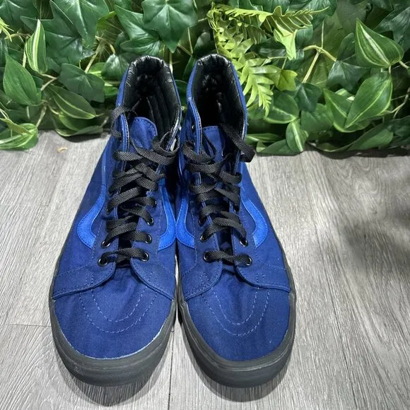 Vans Sk8 Hi Royal Blue Black Skate Shoes Men’s Size 13 Sneakers