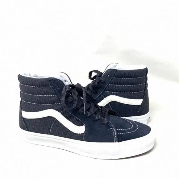 VANS Sk8-Hi Textured Asphalt Skate Shoes Women VN0005U91O7 Canvas Suede Sneakers