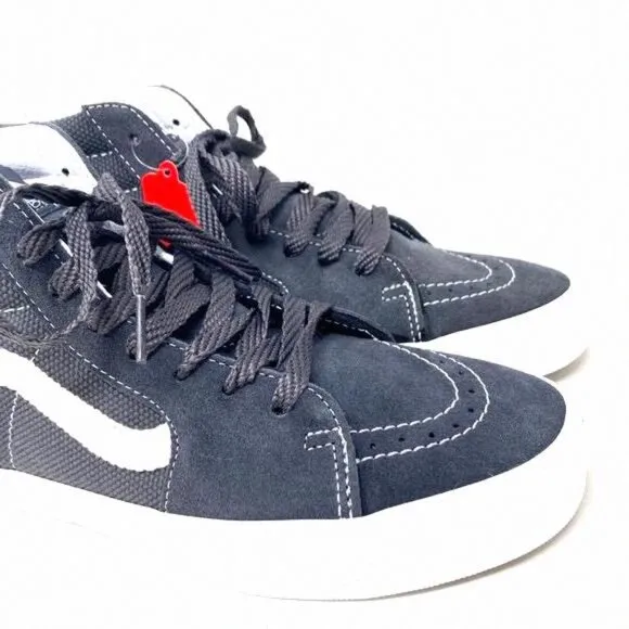 VANS Sk8-Hi Textured Asphalt Skate Shoes Women VN0005U91O7 Canvas Suede Sneakers