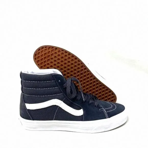 VANS Sk8-Hi Textured Asphalt Skate Shoes Women VN0005U91O7 Canvas Suede Sneakers