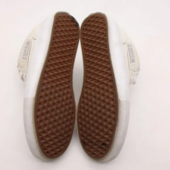 Vans Skate Half Cab Daz White/White Men's Size 8 Classic Skate Shoes Sneakers