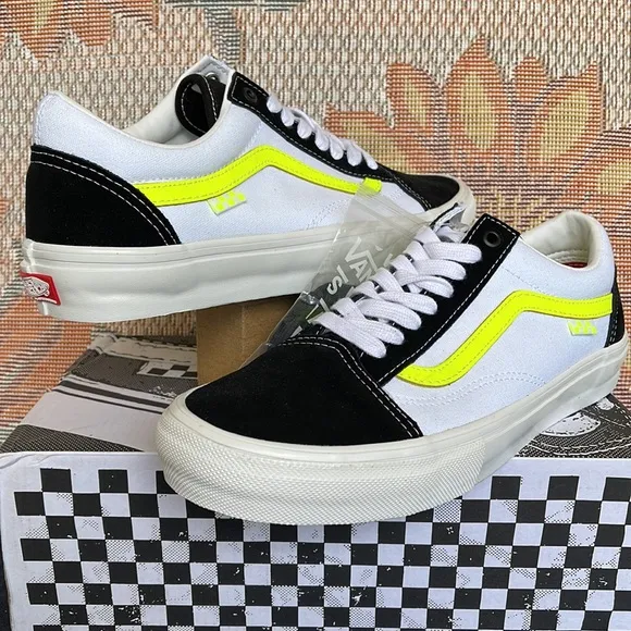 Vans Skate Old SkoolNeon True White/YellowVN0A5FCB6M5 Men’s sneakers