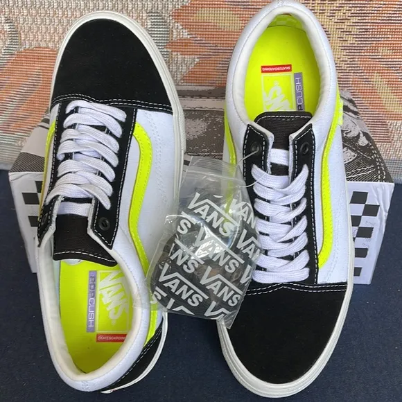 Vans Skate Old SkoolNeon True White/YellowVN0A5FCB6M5 Men’s sneakers