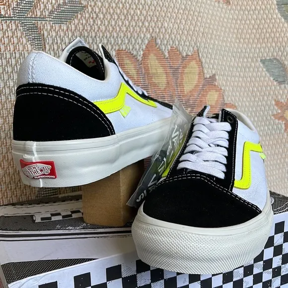 Vans Skate Old SkoolNeon True White/YellowVN0A5FCB6M5 Men’s sneakers