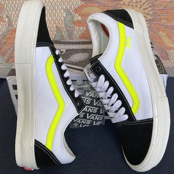 Vans Skate Old SkoolNeon True White/YellowVN0A5FCB6M5 Men’s sneakers