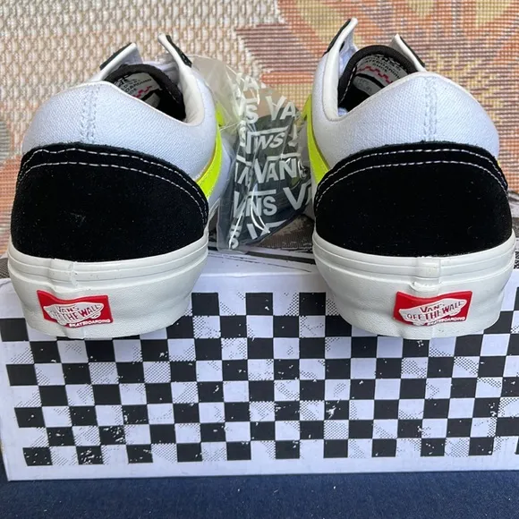 Vans Skate Old SkoolNeon True White/YellowVN0A5FCB6M5 Men’s sneakers
