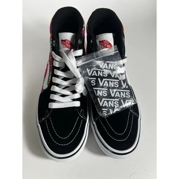 Vans Skate Sk8-Hi Fuchsia Fedora Dice Flame Sz Men’s 8.5 Women’s 10 Gamble Y2K