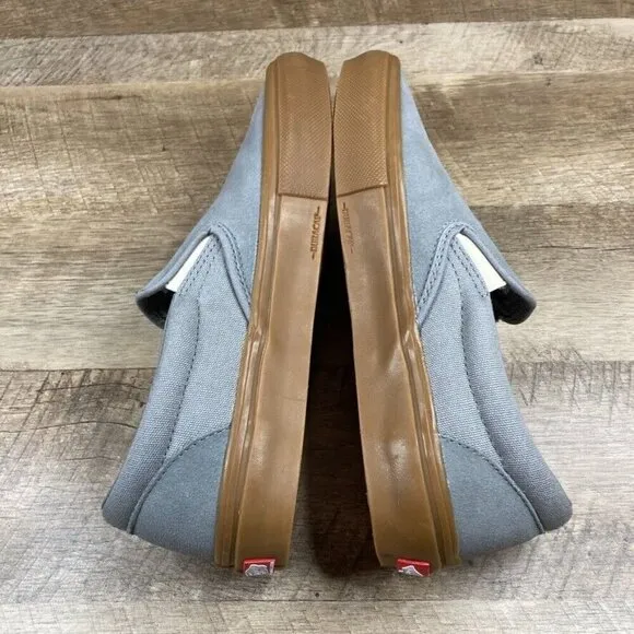 VANS Skate Slip On Grey Gum Classic Skate Shoes Sneakers Mens 8 Womens 9.5 NEW
