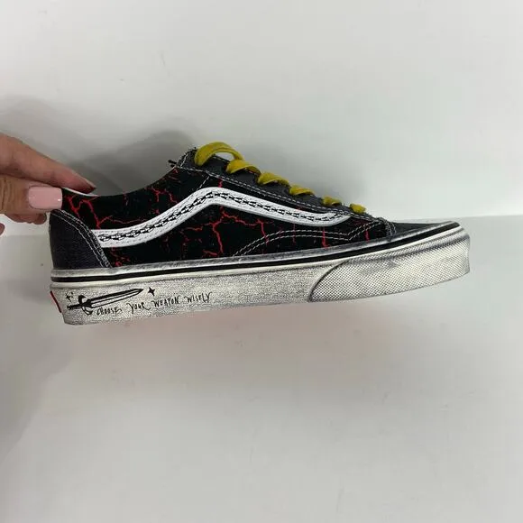 Vans Stranger Things Hellfire Club Skate Shoes Unisex Men's 5.5 Women's 7
