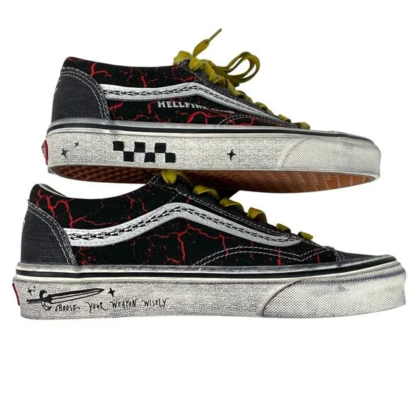 Vans Stranger Things Hellfire Club Skate Shoes Unisex Men's 5.5 Women's 7